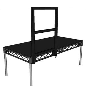 3ft 2 line Handrail 450x450px