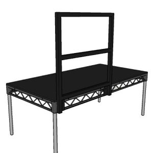 4ft 2 line Handrail 450x450px