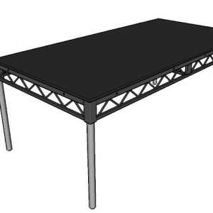 8ft x 4ft Steeldeck