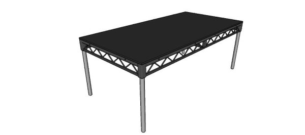 8ft x 4ft Steeldeck