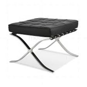 Barcelona Foot Stool - Black 450x450