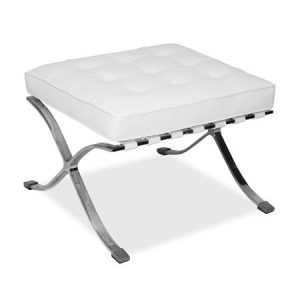 Barcelona Foot Stool - White 450x450