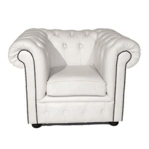 Chesterfield Sofa - Arm Chair - White 450x540