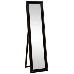 Full Lenth Mirror - Wooden Frame - Black