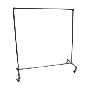 Industrial Style Rails - With Castor Wheels - Silver (3) 450x450