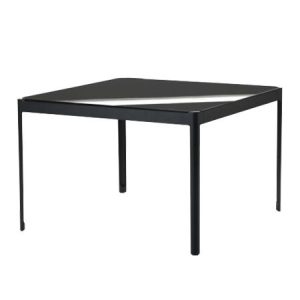 Multi Use Table - Glass Top - Black 450x450 (1)