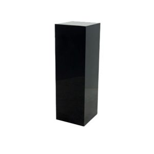 Perspex Plinth - Solid Black 450x450
