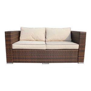 Rattan Style Sofa - 2 Seat 450x450