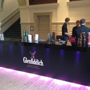 THE MADONNA BAR – BLACK EDITION WITH DOWN LIGHTS