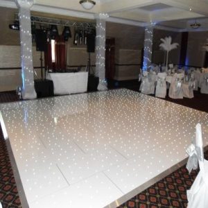 White Pealite Dance Floor