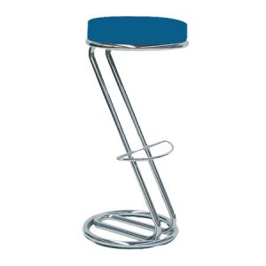 Z Stool - Fabric - Blue Cotton 450x450