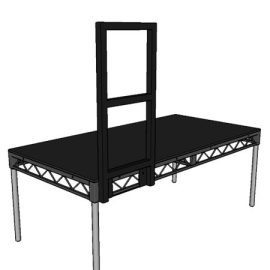 2ft 2 line handrail 450X450px