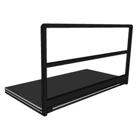 8ft Staging Concepts 2 line hand rail 450x450