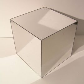 Acrylic Silver Mirror Cube - 18in 2 450x450 (3)