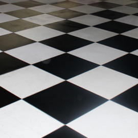 Black and Whirte Dance Floor Layer Image