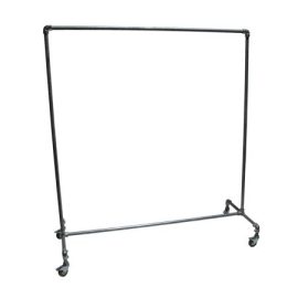 Industrial Style Rails - With Castor Wheels - Silver (3) 450x450