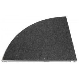 Inteli Stage 1m x 1m Curve (Grey Carpeted Top)