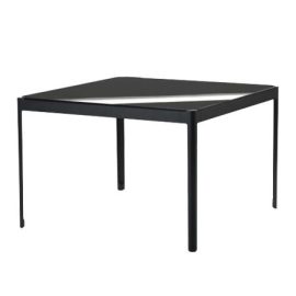 Multi Use Table - Glass Top - Black 450x450 (1)
