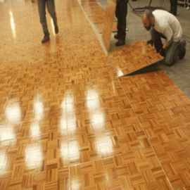 Oak Parquet Dance Floor