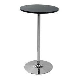 Poseur Table - Black 450x450