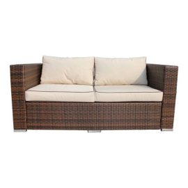Rattan Style Sofa - 2 Seat 450x450