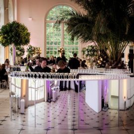 THE JESSICA 3.6M ROUND WHITE BAR